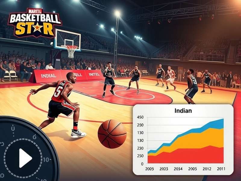 Basketball Star popularity chart showing growth in Indian market